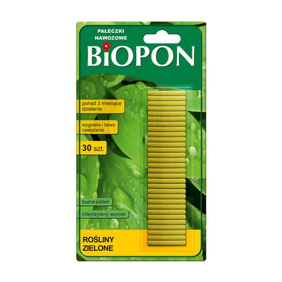 Тор на пръчици Biopon за листни растения  30 бр.