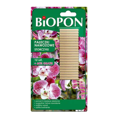 Тор на пръчици Biopon за орхидеи  10 бр.