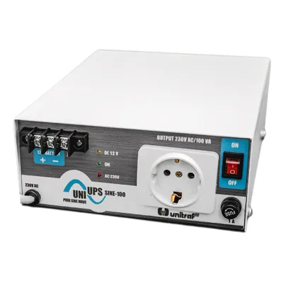 UPS устройство Unitraf токозахранващо непрекъсваемо  230 V, 100 W, 12 V, 7.2 Ah, UPS S-100