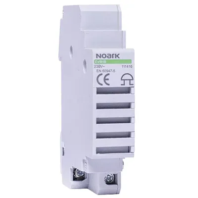 Звънец Noark за DIN шина 230 V, сив, Ex9HB AC230V