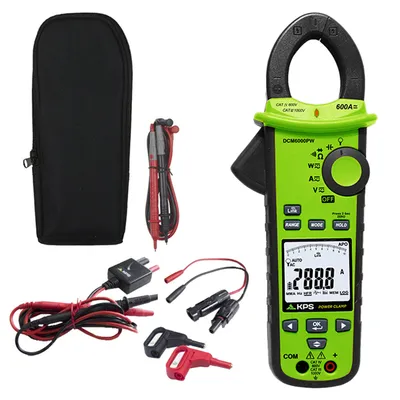 Амперклещи KPS за фотоволтаични системи  Udc, Uac, Iac, Idc, R, T, F, Hz, AC/DC, DCM8500PV