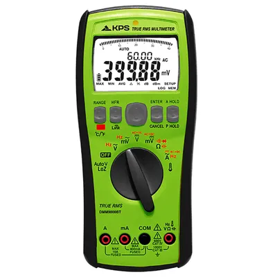 Дигитален мултицет KPS  с LCD дисплей, CAT IV 600V/CAT III 1000V, DMM9000BT