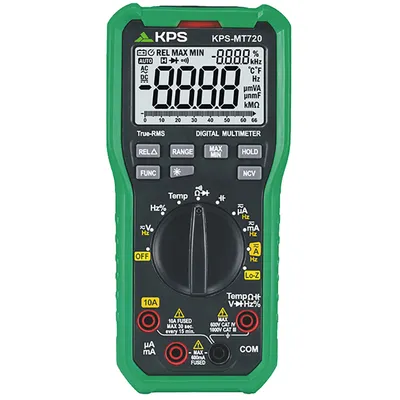 Дигитален мултицет KPS  с LCD дисплей, CAT IV 600V / CAT III 1000V, MT720