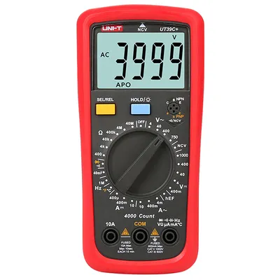 Дигитален мултицет Uni-T  с LCD дисплей, CAT II 1000V/CAT III 600V, UT39C+