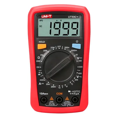 Дигитален мултицет Uni-T  с LCD дисплей, CAT II 600V, UT33C+