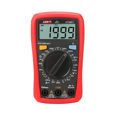 Дигитален мултицет Uni-T  с LCD дисплей, CAT II 600V, UT33D+
