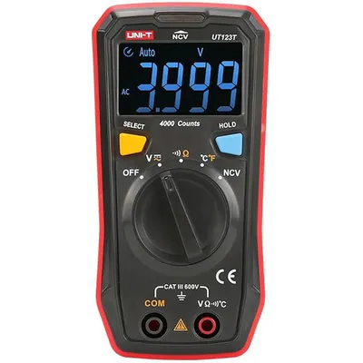 Дигитален мултицет Uni-T  с LCD дисплей, CAT III 600V, UT123T