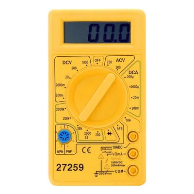 Дигитален мултицет V & A Instrument  с LCD дисплей, CAT III 500V, M830A