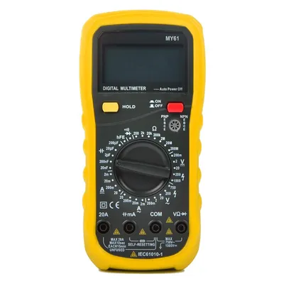 Дигитален мултицет V & A Instrument  с LCD дисплей, CAT III 600V / CAT II 1000V, MY61