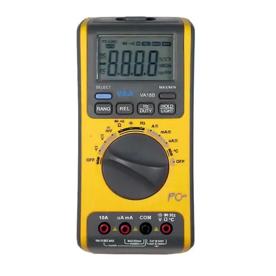 Дигитален мултицет V & A Instrument  с LCD дисплей, CATII 1000V, VA18B