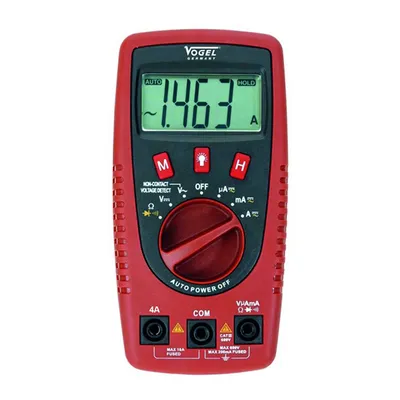 Дигитален мултицет Vogel    с LCD дисплей, CAT III / 300 V, 640382