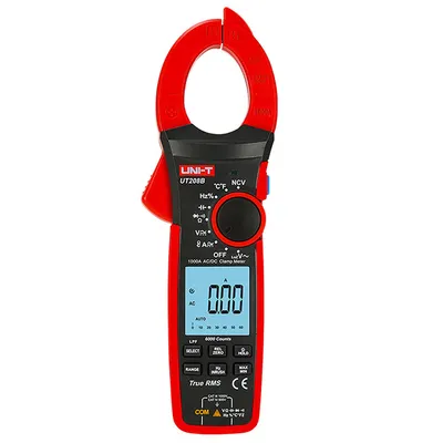 Дигитални AC/DC амперклещи Uni-T токови за прецизно измерване  1000 A, CAT III 1000V / CAT IV 600V, UT208B