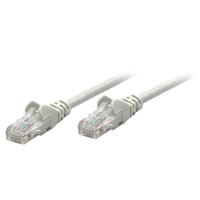 Кабел UTP 8c Intellinet за компютърна мрежа с конектори  1.5 м, RJ45, Cu, бял
