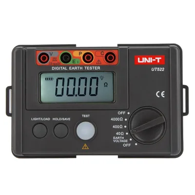 Тестер за съпротивление на заземяване Uni-T  0-4000 ом, UT522