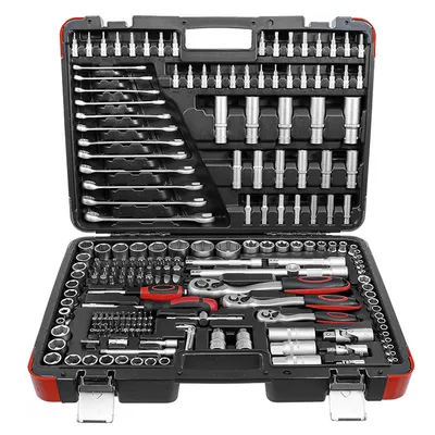 Гедоре комплект Topmaster вложки с ръчни инструменти   216 бр., 1/2" - 1/4", 