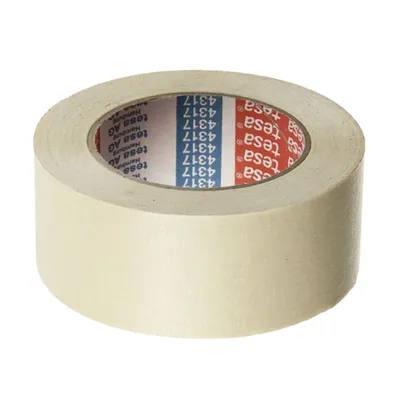 Хартиено тиксо Tesa  50 мм, 50 м, бяло, 4317