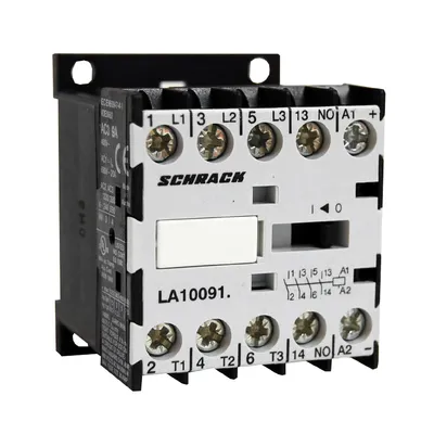 Контактор Schrack Technik автоматичен постояннотоков 3P, 1 NO, 24 DC V, 9 A, LA100915