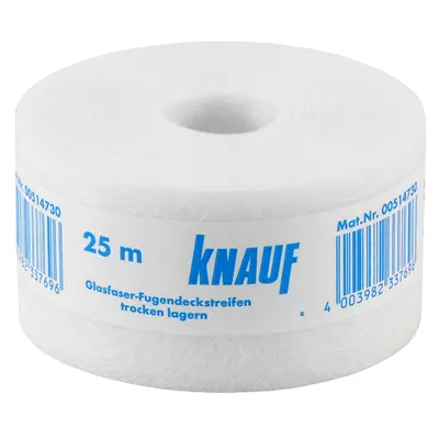 Лента за фуги за гипскартон Knauf  50 мм, 25 м, стъклофибърна