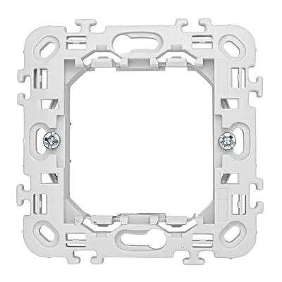 Монтажна рамка Schrack Technik за механизъм на ключове и контакти  2 модула, сива, VISIO 45