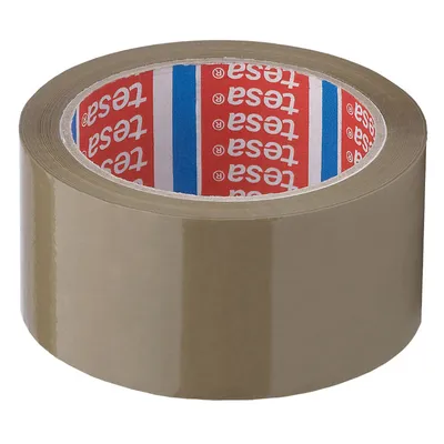 Опаковъчно тиксо Tesa 50 мм, 66 м, кафяво, Solvent 4089