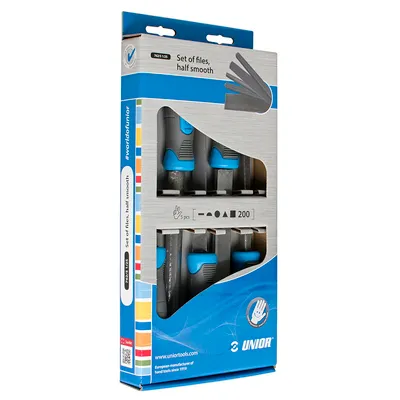 Комплект пили Unior  5 бр., Cut2 полуфина, 200 мм, 762/5