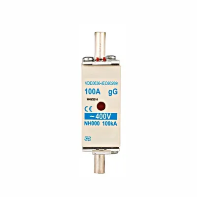 Предпазител Schrack Technik високомощен 100 A, NH 000, 400 V
