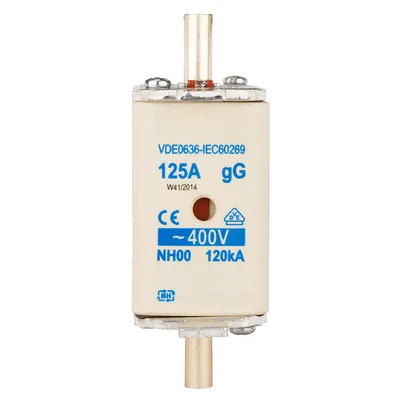 Предпазител Schrack Technik високомощен 125 A, 400 V, NH 00, HRC