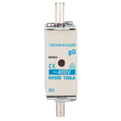 Предпазител Schrack Technik високомощен 80 A, NH 000, 400 V, HRC