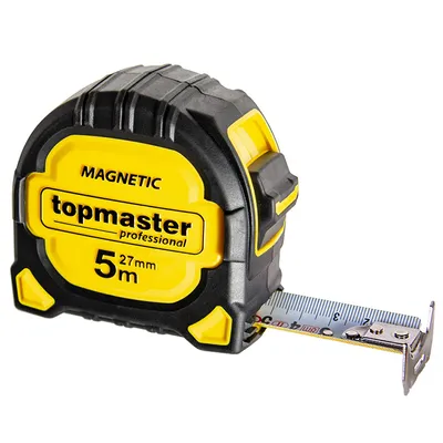 Противоударна пластмасова ролетка Topmaster с магнит  5 м, SB