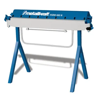 Ръчен абкант за ламарина Metallkraft  2 мм, 660 мм, 880х570/500х970 мм, HSBM 660 N