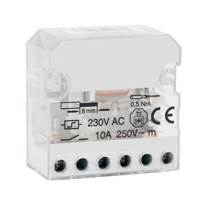 Реле Schrack Technik импулсно еднополюсно 10 A, 1 CO, 1P, AC, 230 V, LQ203230-A