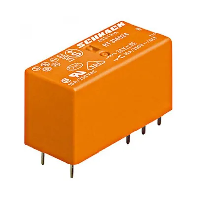 Реле Schrack Technik миниатюрно за печатни платки 2 C/O, 8 A, 230 V, AC, RT