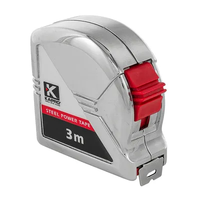 Ролетка Kapro хромирана  3 м, 500 Spring-Loaded Return Tape Measure