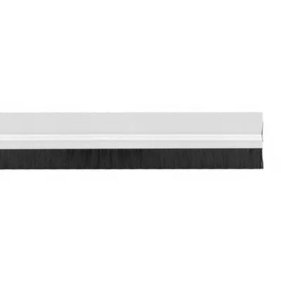 Уплътнителна четка за врата Tesa PVC, 1 м, бяла, Тesamoll