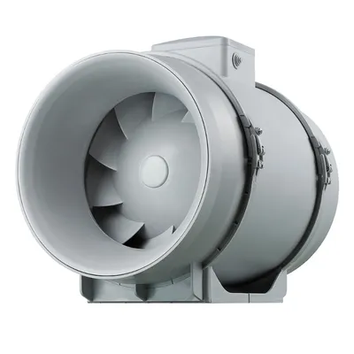 Вентилатор Vents за въздуховод 108 W, 1040 м3/ч, ф 199х239х261х295.5 мм, сив, TT 200 PRO