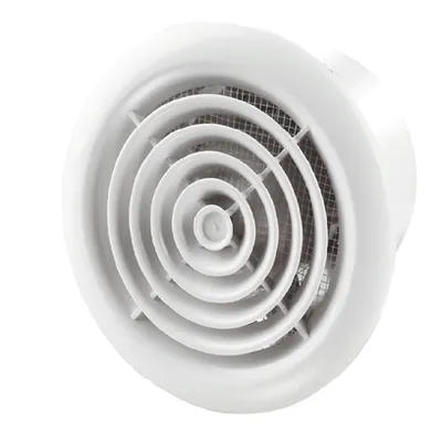 Вентилатор за баня Vents за стенен монтаж кръгъл  24 W, 292 м3/ч, ф 188х125 мм, бял, PF 150