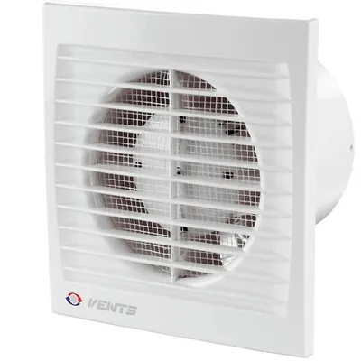 Вентилатор за баня Vents за стенен монтаж квадратен 13 W, 85 м3/ч, 150х150х108 мм, алуминий, S 100