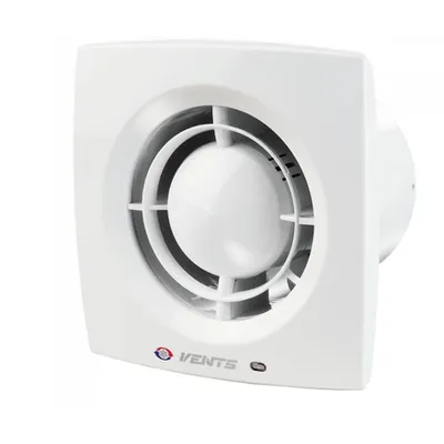 Вентилатор за баня Vents за стенен монтаж квадратен  14 W, 99 м3/ч, 152х152х108 мм, бял, X1TH 100