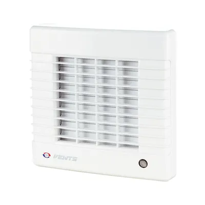 Вентилатор за баня Vents за стенен монтаж квадратен  18 W, 86 м3/ч, 165х165х92 мм, бял, MAV 100