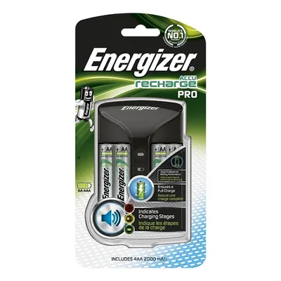 Зарядно устройство Energizer за акумулаторни батерии AA / AAA, 4 бр 230 V, Pro