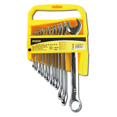 Звездогаечен ключ Topmaster 6-стен/звезда комплект  6-22 мм, 12 бр., DIN 3113