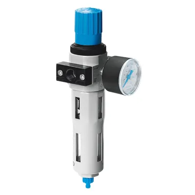 Филтър регулатор Festo с манометър  3400 л/мин, 3/4 ", 40 µm, LFR-3/4-D-MIDI