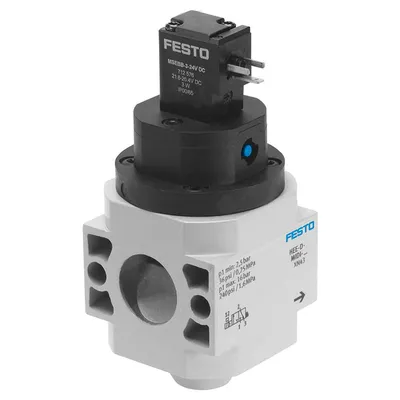 Разпределител на въздух Festo електрически 2.5-16 bar, 1/4", 24 DC V, HEE-D-MIDI-24
