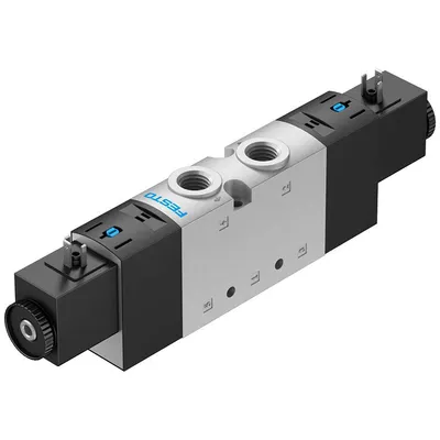 Разпределител на въздух Festo електромагнитен  1.5-10 bar, 1/4", 1300 л/мин, 24 DC V, VUVS-L25-B52-D-G14-F8-1C1