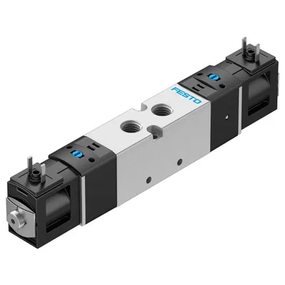 Разпределител на въздух Festo електромагнитен 1.5-8 bar, 1/8", 550 л/мин, 24 DC V, VUVS-LK20-B52-D-G18-1C1-S