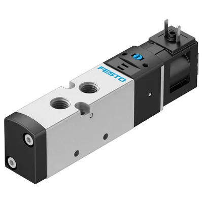 Разпределител на въздух Festo електромагнитен  1.5-8 bar, 1/8", 550 л/мин, 24 DC V, VUVS-LK20-M52-AD-G18-1C1-S