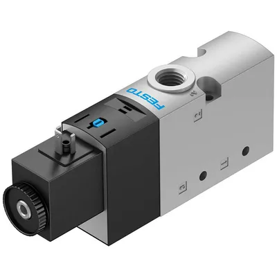 Разпределител на въздух Festo електромагнитен 2.5-10 bar, 1/4", 1000 л/мин, 24 DC V, VUVS-L25-M32C-MD-G14-F8-1B2