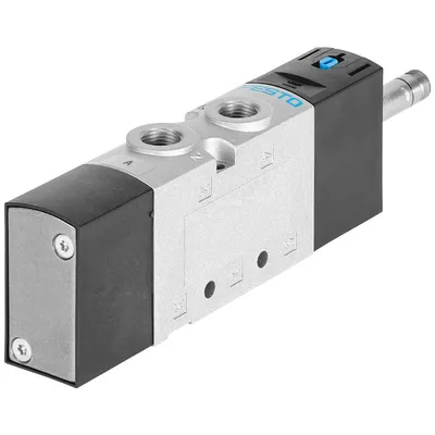 Разпределител на въздух Festo електромагнитен 2.5-10 bar, 1/8", 700 л/мин, VUVS-L20-M52-MD-G18-F7