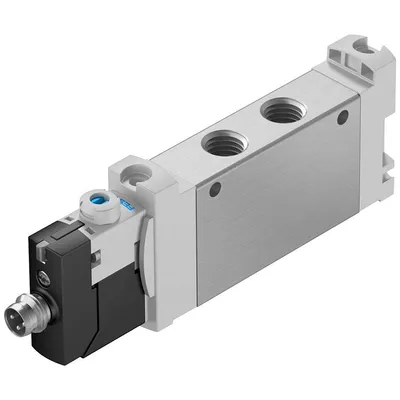 Разпределител на въздух Festo електромагнитен  2.5-7 bar, 1/8", 660 л/мин, 24 DC V, VUVG-LK14-M52-AT-G18-1R8L-S