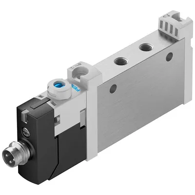 Разпределител на въздух Festo електромагнитен  3-8 bar, M5, 190 л/мин, 24 DC V, VUVG-L10-M52-MT-M5-1R8L